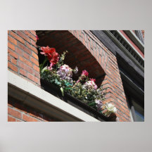 Flores en la ciudad posters