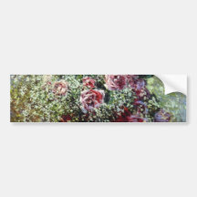 Flores en un pote - Claude Monet Pegatina De Parachoque
