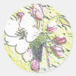 Flores pegatinas