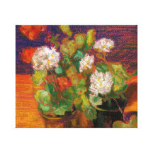 Flores Lienzo Envuelto Para Galerías