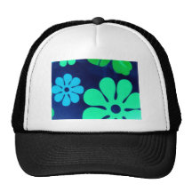 Flores retras gorras de camionero