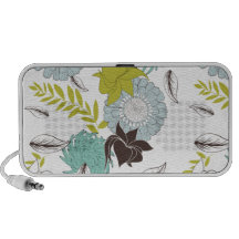 Flores retras iPod altavoces