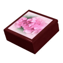 Flores rosadas del Hydrangea Cajas De Regalo