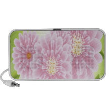 Flores rosadas PC altavoces