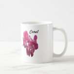 Flores rosadas taza
