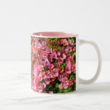 flores taza de café