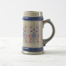 Flores tribales taza