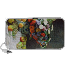 Flores y fruta, Claude Monet 1869 Altavoz De Viaje
