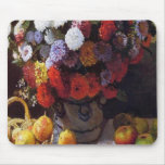 Flores y fruta tapete de ratón