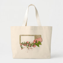Flores y marco bolsas de mano