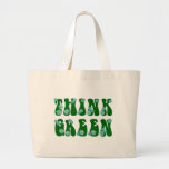 Florido piense el bolso verde bolsas