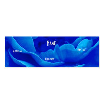 Florista - color de rosa azul plantillas de tarjeta de negocio