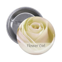 Florista color de rosa doble blanco botones