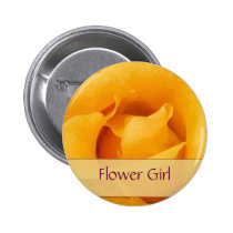 Florista de la novia del rosa amarillo botones
