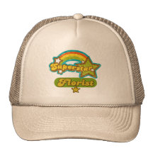 Florista de la superestrella gorros  
