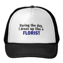 Florista durante el día gorros bordados