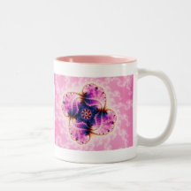 Florivet - arte del fractal tazas
