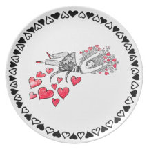 Flotación en amor plato de comida