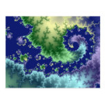 Flotación hacia fuera - de la postal del fractal