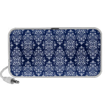 Flourish azul altavoz de viajar