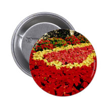 Flowe de la cama de flor, del rojo, blanco y rosad pins