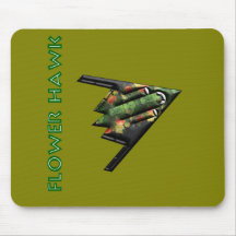 Flower Hawk Mousepads