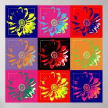 Flower On The Wall Posterdrucke