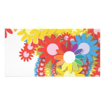 Flower power 2 tarjetas personales