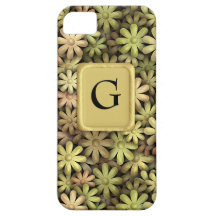 Flower power del metal iPhone 5 Case-Mate cobertura