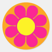 Flower power etiquetas  