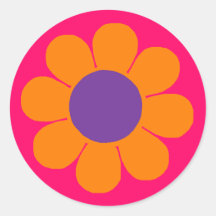 Flower power etiquetas  