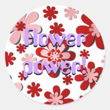 ¡Flower power! Pegatinas