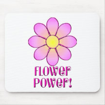 Flower power tapetes de ratones