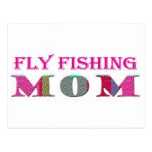 FlyFishingMom Tarjeta Postal