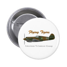 Flying Tigers P-40B Pin