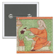 Fol.58r febrero: El calentarse por el fuego Pins