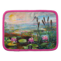 Folio artsy rosado del carrito de los cojines y de planificador