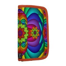 Folio del carrito del arte abstracto planificador