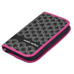 Folio negro personalizado de Smartphone de las esc Planificador