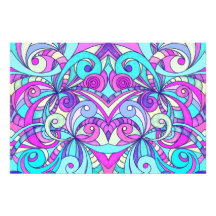 Fondo abstracto floral de la impresión de la foto