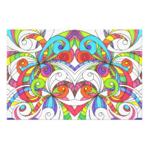 Fondo abstracto floral de la impresión de la foto