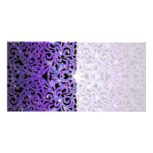 Fondo abstracto floral de la tarjeta de la foto tarjetas personales con fotos