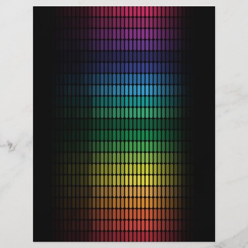 Fondo abstracto flyer a todo color