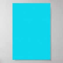 Fondo azul de neón de la aguamarina en un poster