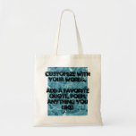 Fondo azul del trullo del Encaustic a modificar pa Bolsas De Mano