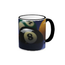Fondo azul tazas de café