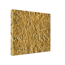 Fondo de aluminio de oro impresión en lienzo estirada