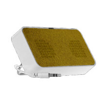 Fondo de cuero amarillo PC altavoces