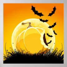 Fondo de Halloween Poster