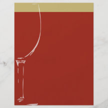 Fondo de la copa de vino tarjetones